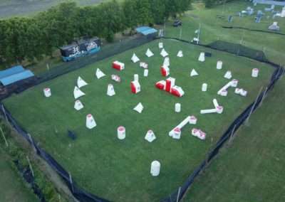 NXL field prepped for play at Cousins Paintball