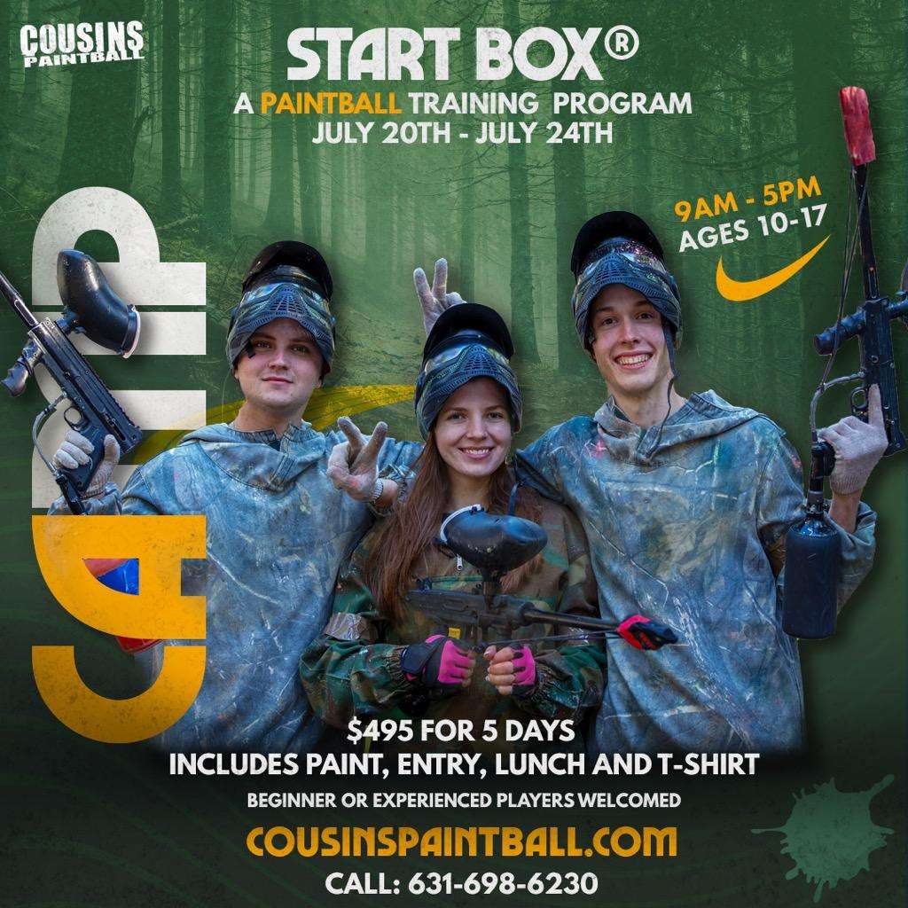 Cousins Paintball Start Box® Paintball Training Program