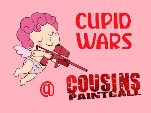 Cupid Wars at Cousins Paintball.