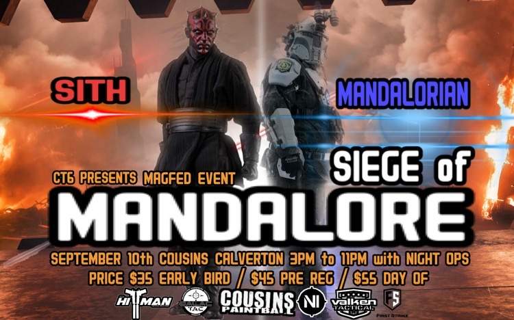 The Siege of Mandalore at Cousins Paintball.